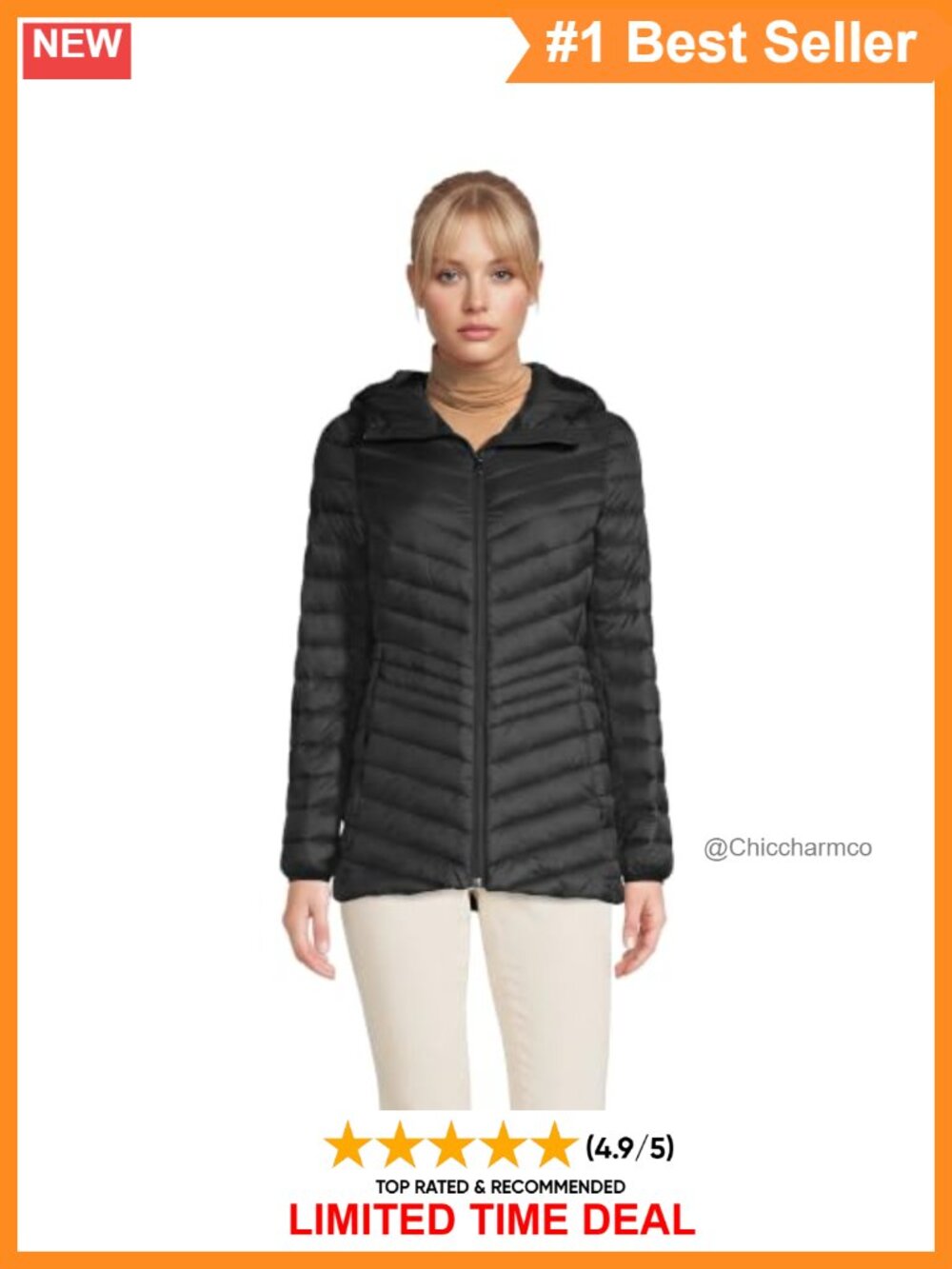 Ultralight Packable Down Jacket Hooded Quilted Water Resistant